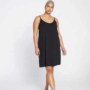 Universal Standard UltimateS Cami Dress in Black, Size L